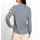 Jerseybluse , hellblau-rauchblau-bedruckt