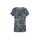 Shirt in patch look, denim blue-green-printed