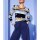 Pullover m. Glitzersteinchen, marine-ecru
