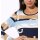 Pullover m. Glitzersteinchen, marine-ecru