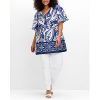 Druck-Tunika im Boho-Look, offwhite-gemustert