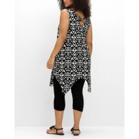 Top and Leggings Set, black-white