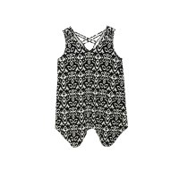 Top and Leggings Set, black-white