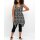 Top and Leggings Set, black-white