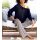 2-in-1-Pullover mit Jersey-Top, marine-limone