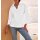 Oversized-Bluse m. Hemdkragen, weiß