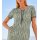 Jerseykleid mit Nahttaschen, khaki-ecru-bedruckt