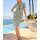 Jerseykleid mit Nahttaschen, khaki-ecru-bedruckt