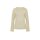 Ajourpullover mit Glanzgarn, sand