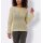 Ajourpullover mit Glanzgarn, sand