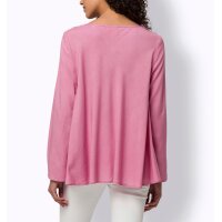 Bluse in weiter A-Form, altrosa
