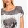 Printed shirt with heart motif, grey-ecru