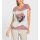 Druckshirt m. Herz-Motiv, altrose-ecru