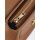 Tasche m. goldfarbenen Details, cognac