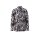 Seiden-Druckbluse, ecru-graphit