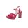 Marken-Plateau-Sandalette, pink