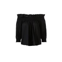 Carmenbluse, schwarz