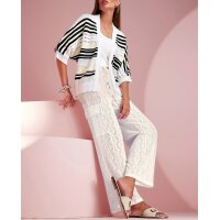 Cargohose m.Cut-outs, ecru