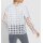 Blouse blazer w. eyelet pattern, ecru