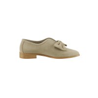 Rind-Veloursleder-Slipper, sand