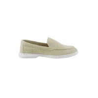 Bovine suede leather slip-on, sand