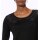Pullover m. Mesh-Einsatz, schwarz