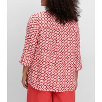 Tunic with 3/4 sleeves, lobster-patterned