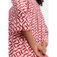 Tunic with 3/4 sleeves, lobster-patterned