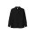 Hemdbluse im Doppelpack, schwarz + schwarz-bedruckt
