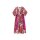 Maxi smock dress, pink patterned