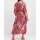 Maxi smock dress, pink patterned
