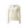 Sweter ażurowy z kwiatem 3D, ecru