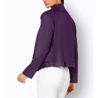 Lederimitat-Blazer, traube