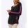 Pullover m. Stickerei, schwarz-fuchsia