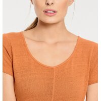 Bourette-Seide-Longshirt, orange