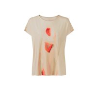 Druck-Shirt, elfenbein-hummer