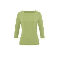 3/4-Arm-Shirt m.U-Boot-Ausschnitt, lindgrün