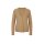 Merino-Kaschmir-Strickjacke, camel-meliert