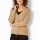 Merino-Kaschmir-Strickjacke, camel-meliert