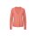 Merino-Kaschmir-Strickjacke, koralle-meliert