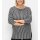 3/4-Arm-Shirt, schwarz-weiß