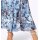 Georgette-Schlupfrock, hellblau-ecru-bedruckt