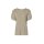 Shirt m. Raffungen, sesam