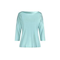 3/4-Arm-Shirt  m. Glitzersteinchen, hellblau