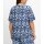 Tunic + Bermuda shorts, ecru patterned