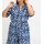 Tunic + Bermuda shorts, ecru patterned