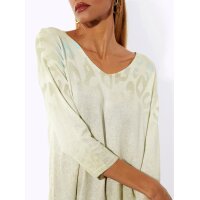 3/4-Arm-Pullover, sesam-champagner-bedruckt