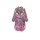 Satin-Hemdblusenkleid, pink gemustert