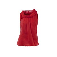 Blouse top, tomato red
