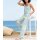 Jersey-Jumpsuit, himmelblau-limone-bedruckt
